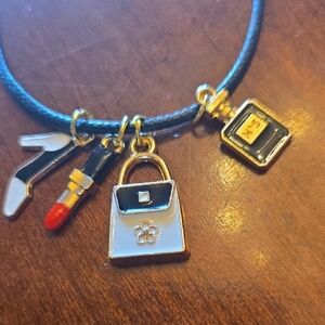 Chic Charm Bracelet with Fashion Accessories